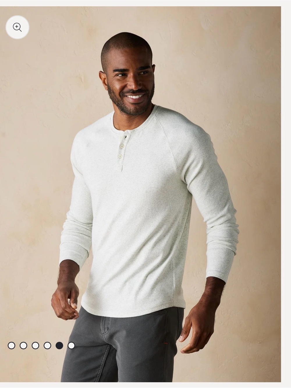 The Normal Brand Puremeso Everyday Henley Long-Sleeve Mens Size Large